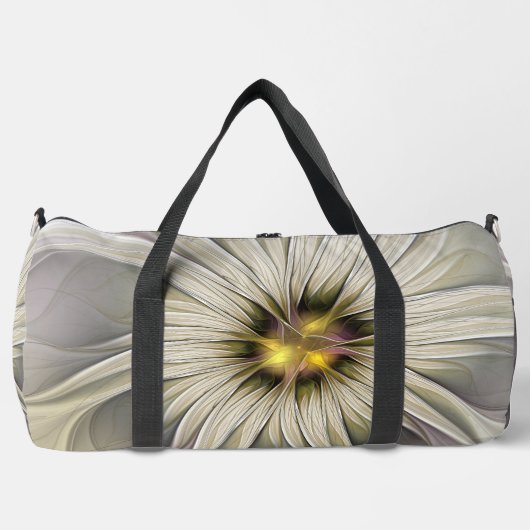 Große Elfenbeinküste, Abstrakte Moderne Fraktal Ku Duffle Bag (Vorderseite)