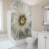 Große Elfenbeinküste, Abstrakte Moderne Fraktal Ku Duschvorhang (Beispiel)