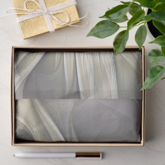 Große Elfenbeinküste, Abstrakte Moderne Fraktal Ku Seidenpapier (Geschenk)