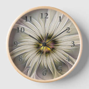 Große Elfenbeinküste, Abstrakte Moderne Fraktal Ku Uhr