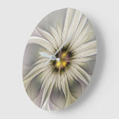 Große Elfenbeinküste, Abstrakte Moderne Fraktal Ku Wanduhr (Winkel)