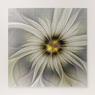 Große Elfenblume, abstrakte moderne fraktale Kunst Puzzle
