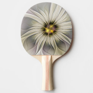 Große Elfenblume, abstrakte moderne fraktale Kunst Tischtennis Schläger