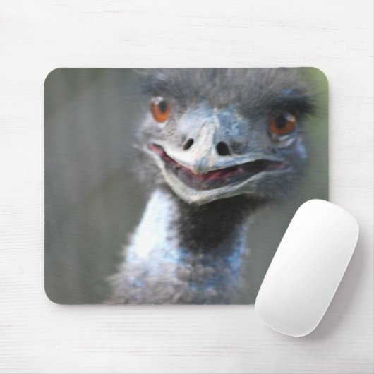 Große Emu-Mausunterlage Mousepad (Mit Mouse)