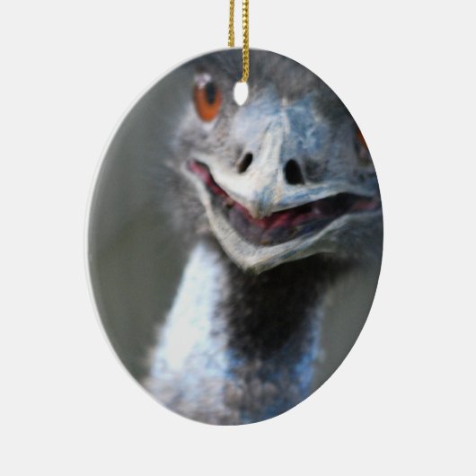 Große Emu-Verzierung Keramik Ornament (Rechts)