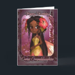 Große - Enkelin Geburtstags-Karte - niedliche rosa Karte<br><div class="desc">Große - Enkelin Geburtstags-Karte - niedliche rosa Fee</div>
