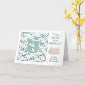 Große Enkelin Phantastisches Geburtstagsrätsel Maz Karte (Gelbe Blume)