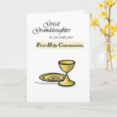 Große Enkeltochter, Erste Kommune-Gold-Chalice Karte (Gelbe Blume)