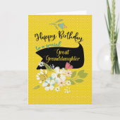 Große Enkeltochter Hübsche Geburtstagwünsche Karte (Vorderseite)