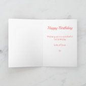 Große Enkeltochter Penguin Happy 1. Geburtstag Karte (Innenseite)