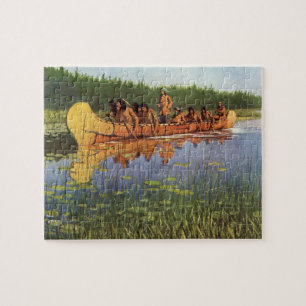 Große Entdecker von Remington, Vintage Pioneers Puzzle