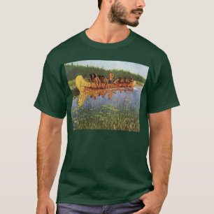Große Entdecker von Remington, Vintage Pioniere T-Shirt