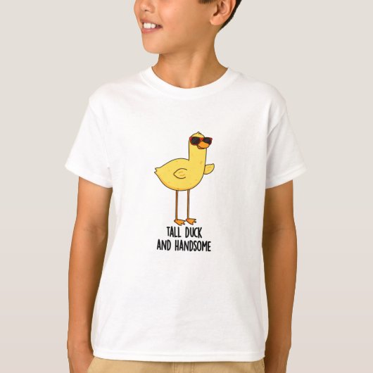 Große Ente und ansprechende, lustige Tierpuppe T-Shirt (Vorderseite)