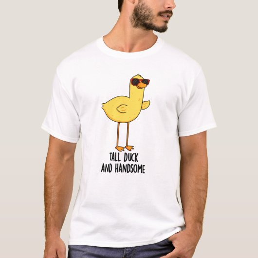 Große Ente und ansprechende, lustige Tierpuppe T-Shirt (Vorderseite)