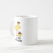 Große Ente und Hensome Funny Animal Pub Kaffeetasse (Vorderseite Links)
