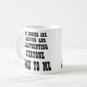 Große Enttäuschung Funny Mug Kaffeetasse (Vorderseite Links)