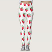 Große Erdbeeren Leggings (Vorderseite)