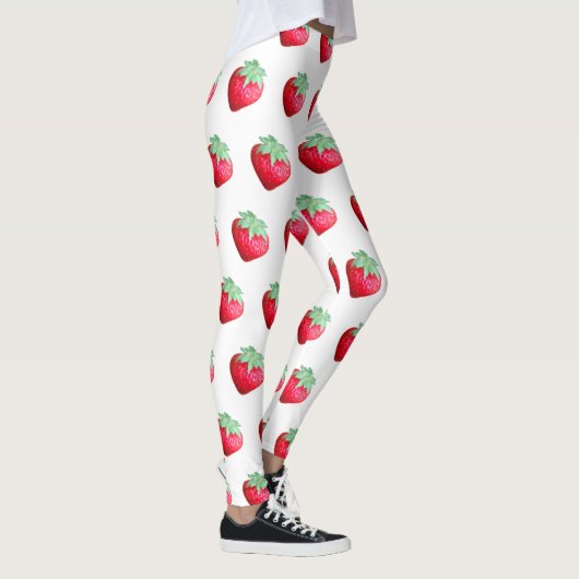 Große Erdbeeren Leggings (Rechts)