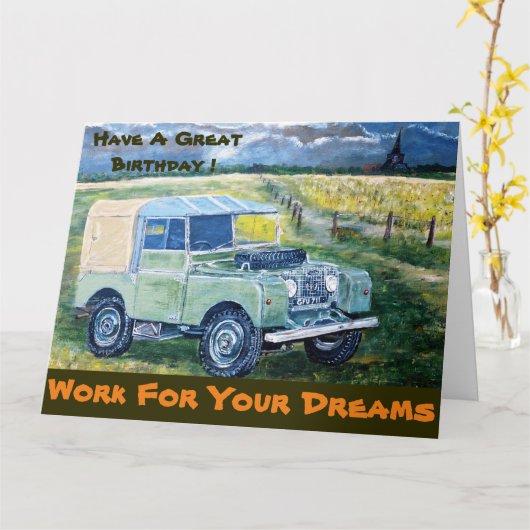 Große Ermutigung/Geburtskarte Karte (Gelbe Blume)