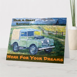 Große Ermutigung/Geburtskarte Karte