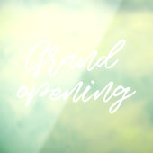 Große Eröffnung Modernes Schaufenster für Typograf Fensteraufkleber (Blatt 3)