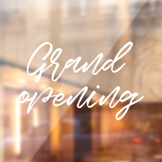 Große Eröffnung Modernes Schaufenster für Typograf Fensteraufkleber (Blatt 2)