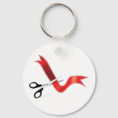 Große Eröffnungs-Feierlichkeiten Scheren Schneiden Schlüsselanhänger (Vorderseite)