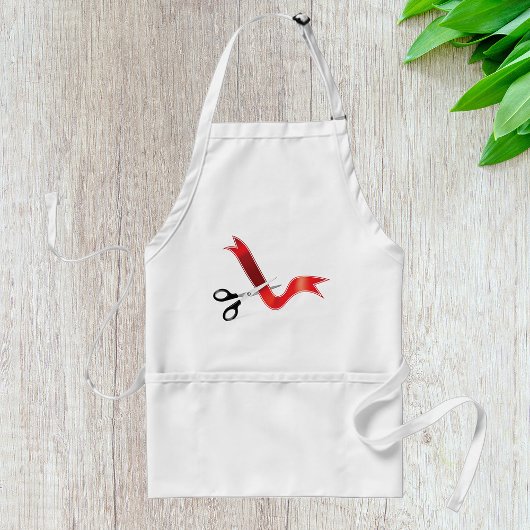 Große Eröffnungs-Feierlichkeiten Scheren Schneiden Schürze