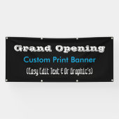 Große Eröffnungswerbung Banner (Horizontal)