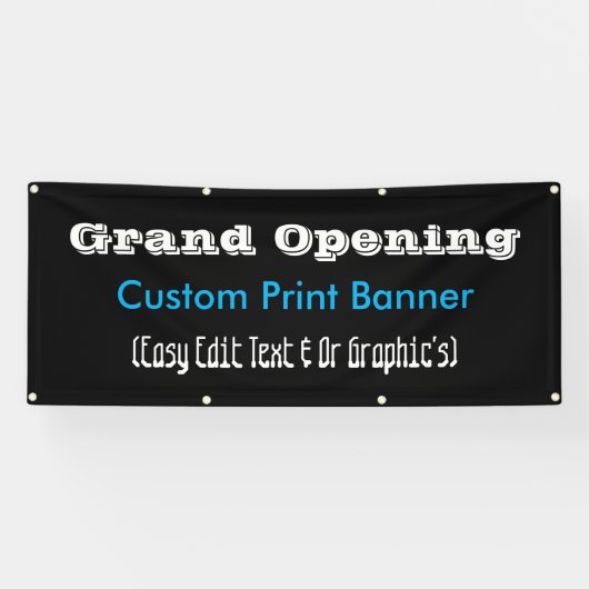 Große Eröffnungswerbung Banner (Horizontal)