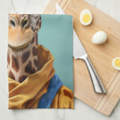 Große Errungenschaften: Ein Giraffentag, ein Absch Geschirrtuch (Viertel Falte)