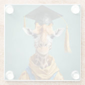 Große Errungenschaften: Ein Giraffentag, ein Absch Glasuntersetzer (Rückseite)