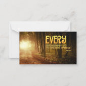 "Große Errungenschaften" Inspiration Zitat Mitteilungskarte (Vorderseite)