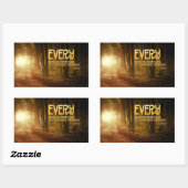 "Große Errungenschaften" Inspiration Zitat Rechteckiger Aufkleber (Blatt)