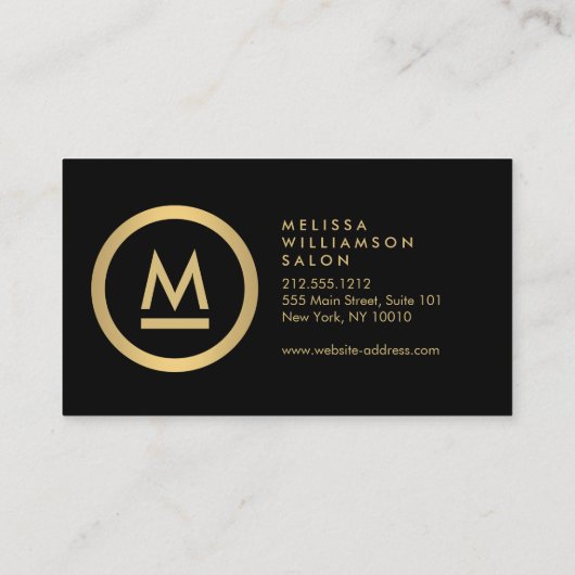 Große erste moderne Monogramm-Terminierungskarte Terminkarte (Rückseite)