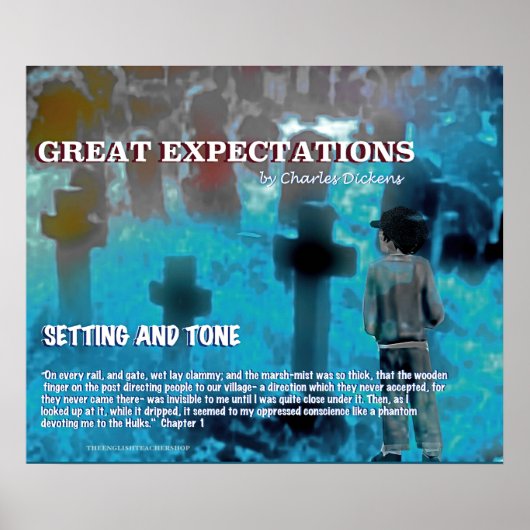 Große Erwartungen Einstellung und Ton Poster (Vorne)