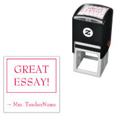 "GROSSE ESSAY!" Trainer-Feedback-Gummi-Briefmarke Permastempel (Beispiel)