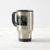 Große Eulen-Reise-Tasse Reisebecher (Vorderseite Links)