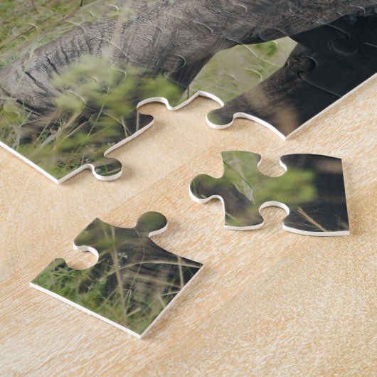 Große Exotic Graue Elefantenwanderung Puzzle (Seite)