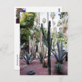 große exotische Pflanze Postkarte (Vorne/Hinten)