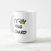 Große extra große Königsgröße Kaffeetasse mit Kron (Vorderseite Links)