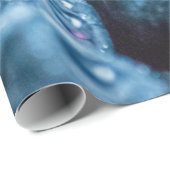 Große Extrablaubeeren Geschenkpapier (Rolleneckpunkt)