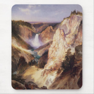 Große Fälle von Gelbstein Mousepad