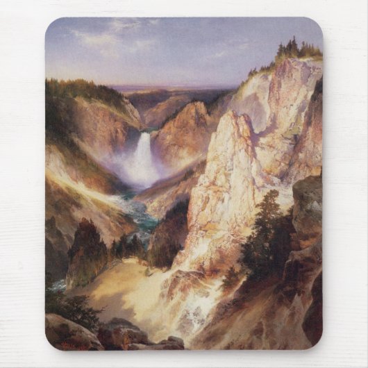 Große Fälle von Gelbstein Mousepad (Vorne)