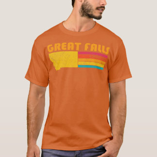Große Falls Montana Vintag beängstigend Souvenir T-Shirt