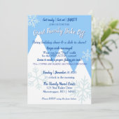 Große Familien-Back-Invitation | Ohne Grenze Einladung (Stehend Vorderseite)