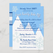 Große Familien-Back-Invitation | Ohne Grenze Einladung (Vorne/Hinten)