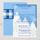 Große Familien-Backwettbewerb-Einladung Einladung (Vorne/Hinten)