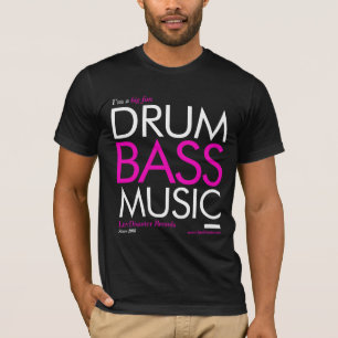 Große Fan-Trommel-und Bass-Musik T-Shirt