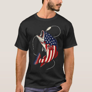 Große Fangflagge im Stil von Thunfisch (Katsushika T-Shirt